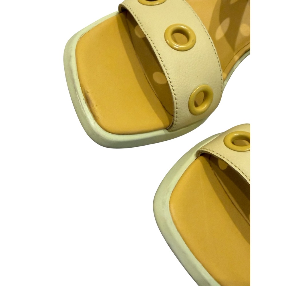 Camper Meda Yellow Sandal Heels - Picture 6 of 10
